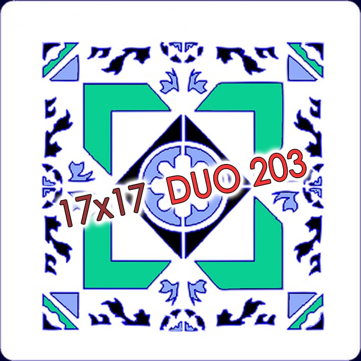 - Stencil 17x17cm Modelo DUO 203 -